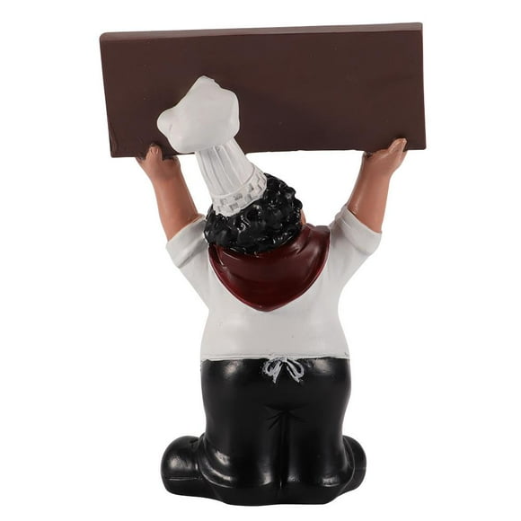 Haofy Adornos creativos de figuritas de Chef de Resina, Estatua Decorativa de Chef, decoración del hogar, Modelo de Resina de Cocina, artesanía, decoración, Bar, cafetería(bs-005) Ecomeon no