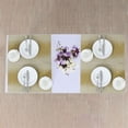 thumbnail image 4 of Uxcell Heat-resistant Modern Style Table Mat Placemat Golden Tone 6Pack, 4 of 7