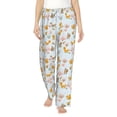 thumbnail image 2 of Lsque Squirrel In The Forest Print Women's Pajama Pants, Lounge Pant - Comfortable Home Wear,Elastic Waistband, Stylish Design-Small, 2 of 9
