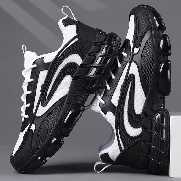 Men'S Athletic Shoes, Low-Top Casual Lace-Up Sneakers, Comfortable Lightweight Footwear