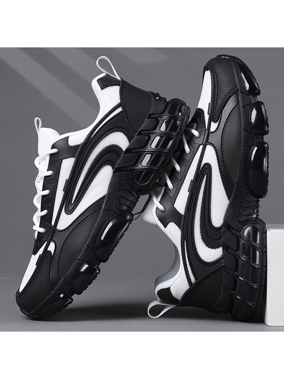 Men'S Athletic Shoes, Low-Top Casual Lace-Up Sneakers, Comfortable Lightweight Footwear