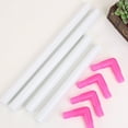 thumbnail image 3 of KAKOWELY embroidery frame 8pcs Portable Embroidery Frame Cross Stitch Frame Durable PVC Hand Held Embroidery Rack (25x35cm Random Color)13.78"X9.84"X0.79", 3 of 5