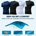 thumbnail image 3 of Hmhnsya Men's Compression Shirt Anime Print Gym Sports Quick Dry Gym T-Shirts Fitness Sporty Undershirts Elasticity Tops T-Shirt Summer Male, 3 of 6