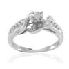 1/10 CTTW ROUND STERLING SILVER PROMISE RING