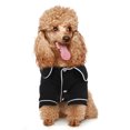thumbnail image 4 of PUMYPOREITY Dog Pajamas, Pet Dog Clothes Stretchy Soft Pet All Seasons Jumpsuit Clothing Outfit, Puppy Dogs Casual Homewear Costume, British Style, 4 of 7