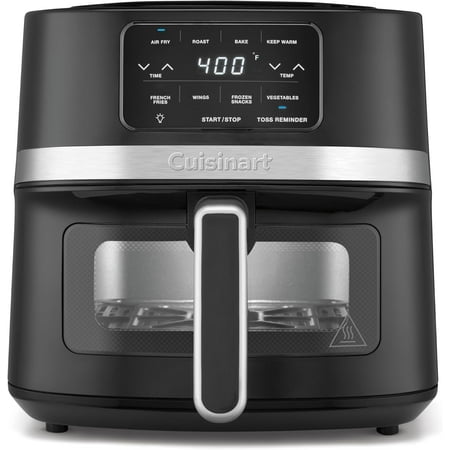 Cuisinart 4.5-Qt Basket Black And Stainless Steel Air Fryer, Air-160, New