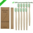 thumbnail image 4 of Soft Fibre Environmentally Wooden Toothbrush Bamboo Handle Toothbrush, 4 of 6