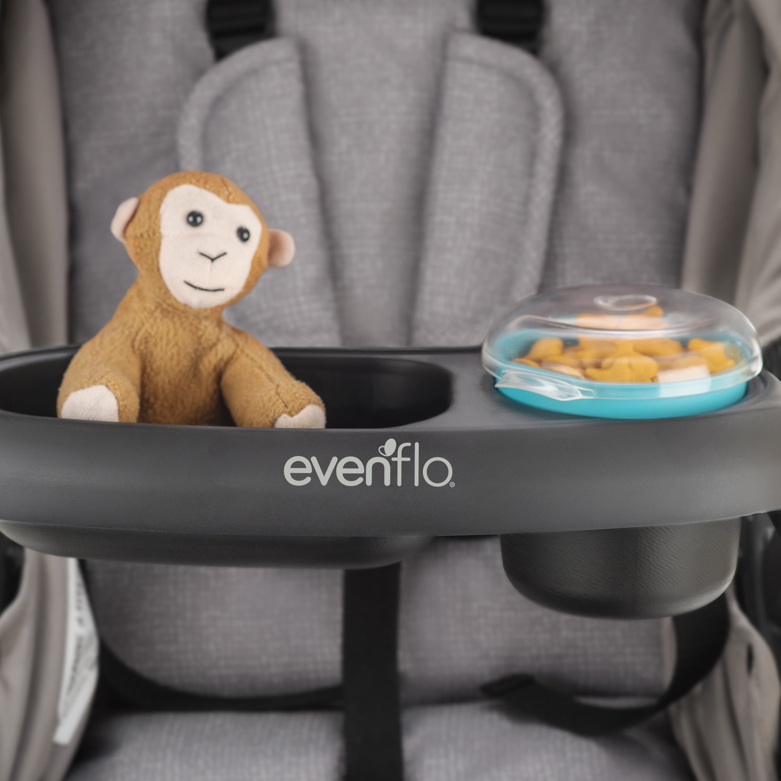 Evenflo Stroller Child Snack Tray with Snack Cup - Universal Fit