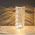 thumbnail image 1 of Lámpara de mesa decorativa Lámpara de cristal rosa Lámpara de ambiente Lámpara creativa Restaurante Dormitorio Sentido avanzado Regalo romántico Luz de noche, 1 of 4