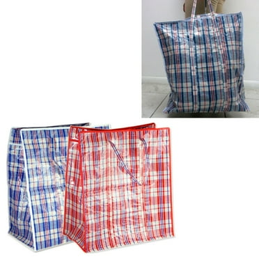 2 Large Tote Storage Bag Shopping Groceries Laundry Organizing 21"x25" Travel