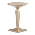 thumbnail image 3 of Michael Amini Malibu Crest Round Wood Pedestal Tea Table - Chardonnay, 3 of 9