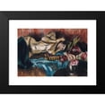 thumbnail image 2 of Henri Victor Gabriel Le Fauconnier 18x13 Black Modern Framed Museum Art Print Titled - Half Act with Rose Bouquet (1920), 2 of 5