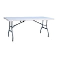 thumbnail image 1 of Mesa de Resina Plegable Mainstays Blanca 180 cm, 1 of 3
