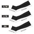 thumbnail image 4 of Calcetines deportivos 2 pares de calcetines con cremallera en la pierna, mangas de pantorrilla, sin yeacher L, 4 of 7