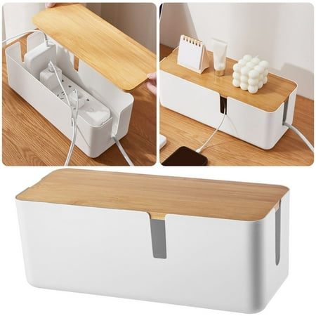 

XDDST Storage Box Data Power Large Socket Management Take Up Box Charger Socket Hub Box
