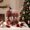 #325Red, variant on Christmas Ornament Set, 30-Piece Flocked Baubles, Holiday Tree Decor Kit, Offers Assorted Styles and Hangs Easily with Caps for Tree Branches, Wreath Display, and Party Backdrop.