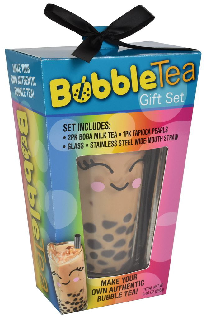 Bubble Tea With Stainless Steel Straw Holiday Gift Set