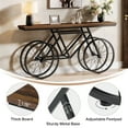 thumbnail image 6 of Finmind 70.9" Console Table, Extra Long Sofa Table with Bicycle Base, 6 of 7