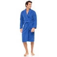 thumbnail image 2 of SKYLINEWEARS Men’s Robe Terry Cotton Bathrobe Shawl Collar Shower Bath Robes Kimono Sweat Steaming Clothes, 2 of 6