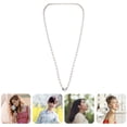 thumbnail image 3 of 1pc Woman Long Necklace Pearl Eyeglasses Chain Non-skid Mask Hanging Chain, 3 of 8