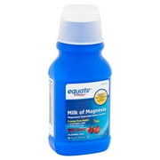 Equate Milk of Magnesia Saline Laxative, Wild Cherry Flavor, 12 oz
