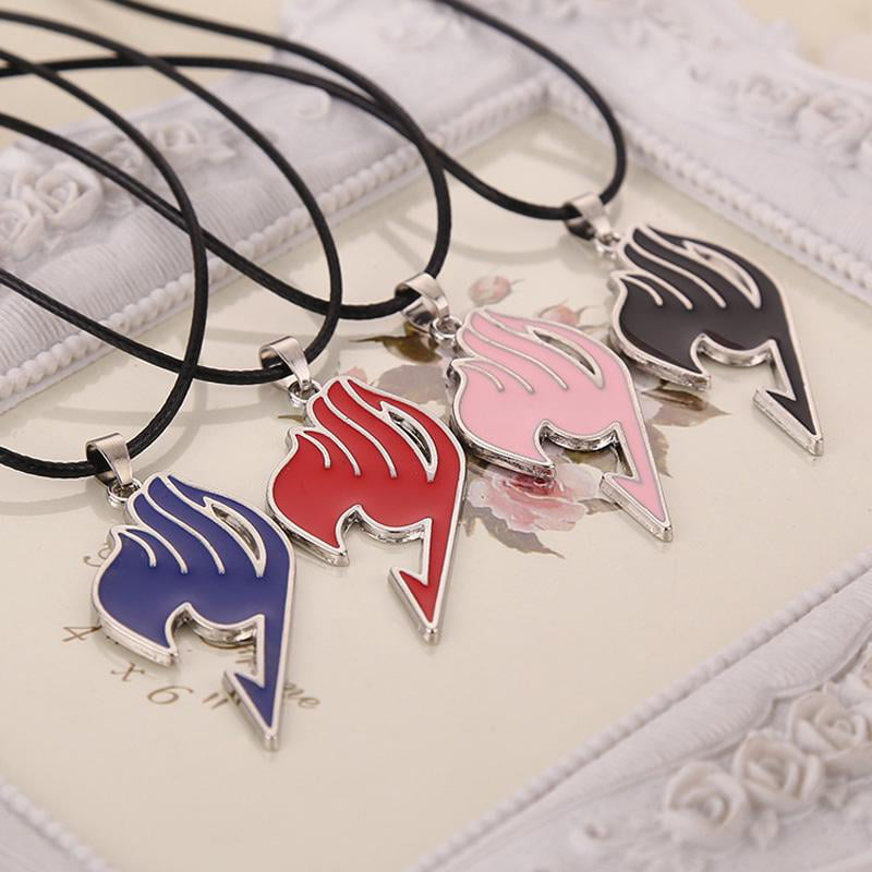 Fairy Tail Necklace Guild Logo Tattoo Pendant Anime Jewelry Leather Rope  For Men And Women | Walmart Canada