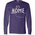thumbnail image 3 of Inktastic It's Home- State of Oklahoma Outline Long Sleeve T-Shirt, 3 of 5