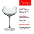 thumbnail image 4 of Spiegelau Coupette Glass, Set of 4 Cocktail Coupes, European Lead-Free Crystal, Holds 8.3 oz, 4 of 10