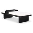 thumbnail image 1 of Meridian Furniture Arlington Cream Chenille Fabric Bench, 1 of 17