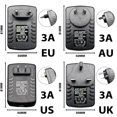 thumbnail image 4 of Adaptador de corriente Universal para tiras de luz Led, fuente de alimentación de 100-240v CC, 12v, 1A, 2A, 3A, cargador de Reino Unido, UE, Au, EE. UU., 4 of 4