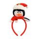 thumbnail image 1 of Bearachild Banda para el cabello de Navidad Muñeca 3D Diadema ajustable Elk Accesorios de estilo universal Aro de boda Accesorios de fotografía Vestir Kits de decoración para fiestas Pingüino Bearachild HA069521-02, 1 of 6