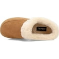 thumbnail image 5 of Clarks Womens Faux Fur Lined Clog Slipper Warm Cozy Indoor Outdoor Plush Slipper (Cinnamon Suede, 8), 5 of 6