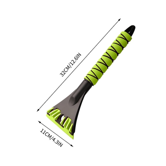 PONPRNGY Ice Scraper for Car Windshield, Wide Blade, Frost Remover with Ergonomic Foam Grip for SUV Truck Glass Window