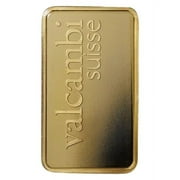 1 oz Gold Valcambi Bar w/ Assay Card