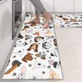 thumbnail image 2 of Kitchen Rugs Sets Of 2,Dachshund Dog Boston Terrier Dog Anti Fatigue Kitchen Mat Rugs Non Slip Washable,Decorative Kitchen Floor Mats for Kitchen,Sink,Laundry,17"X47", 2 of 5