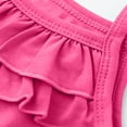 thumbnail image 6 of CAICJ98 Girls Tank Tops Soft Cami Scoop Neck Undershirts for Toddler Baby Girls Solid Sleeveless Tank Tops Hot Pink,3-4 Years, 6 of 7