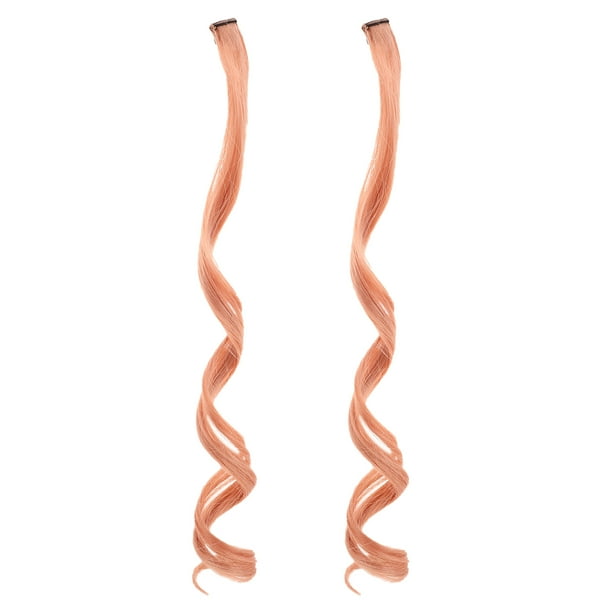 unbranded 2Ud Extensiones Multicolor Con Clip Teñido Para Peinados Únicos Fiesta