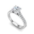 thumbnail image 2 of Eloya Jewel 1.81 Ct Prong Set Round Cut Moissanite Ring for Women - Beautiful 14K White Gold Plated Anniversary Ring - Perfect Engagement Wedding Ring for Her - Gift for Special Occasion, 2 of 3