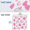 thumbnail image 7 of Coolnut Red Loving Heart Cloth Napkins Set of 6, Durable Printed Washable Table Napkins for Valentines, Weddings, Dinners Parties Home Decor, 20 x 20 Inch Washcloth Gift, 7 of 7