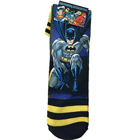 DC Comics Batman Landing with Cape Photo Real Socks - 1 Pair