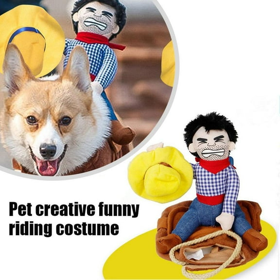 Clerance! PawCasa Dog Cowboy SADDLE Costume For Events S M L XL
