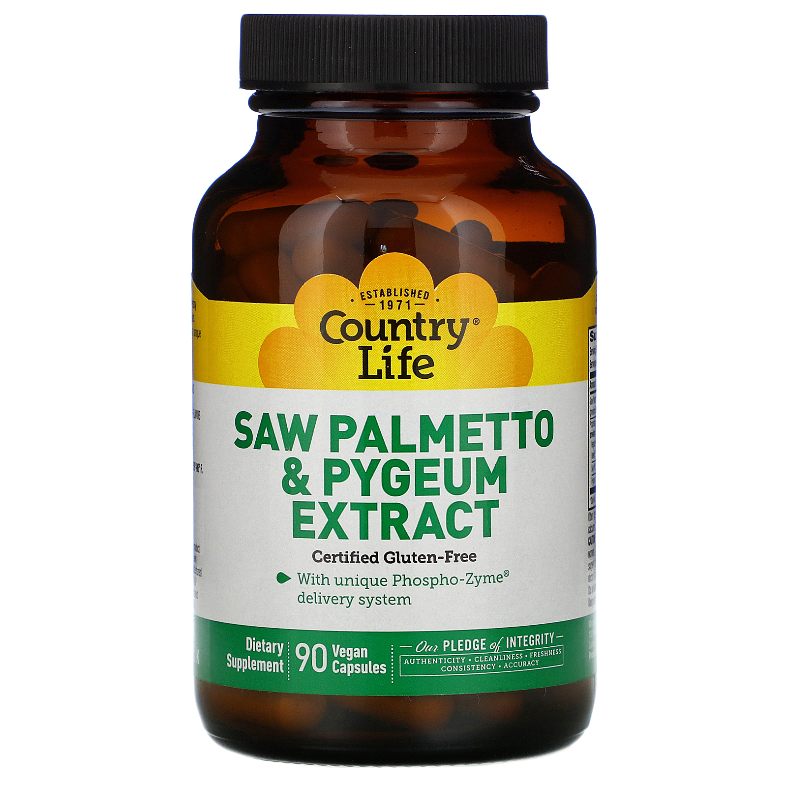 Country Life Saw Palmetto & Pygeum Extract, 90 Vegan Capsules Walmart