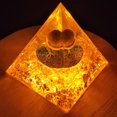 thumbnail image 1 of Piedra De Energía Piedra De Energía Adornos de generador de energía de chakra de cristales de pirámide de orgonita natural (A), 1 of 4