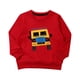 thumbnail image 1 of Gibobby Blusas De Moda Sudadera con cuello redondo para niños pequeños, camisa de manga larga para camión, ropa de invierno, suéteres, tops, trajes(Rojo, 5-6 Años), 1 of 4