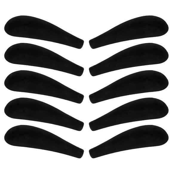Voiceine 6 Pcs Hanger Shoulder Pads Flocked Hanger Shoulder Support Non-Skid Hanger Shoulder Pads Flocked Hanger Protectors Garment Hanger Pad