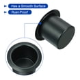 thumbnail image 3 of Uxcell Aluminum Drop-in Cup, 2.36" x 3.2" Drink Can Holder Poker Table Cup Holder Insert, Black, 3 of 6