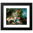 thumbnail image 2 of François Boucher 18x15 Black Modern Framed Museum Art Print Titled - Mercury Entrusting the Infant Bacchus to the Nymphs of Nysa (1734), 2 of 5