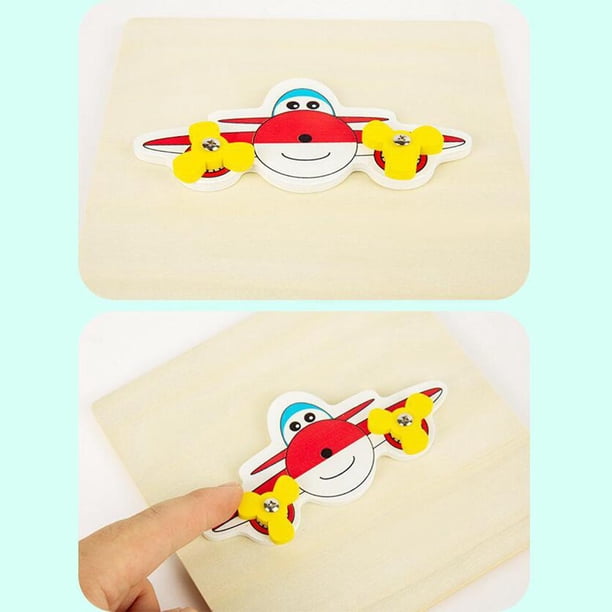 Tablero de Juego de Habilidades de Motor Ocupado de Madera Portátil para , Tablero de Actividades de Viaje Educativo Temprano, Juguete para palne roja CUTICAT juego de mesa ocupado
