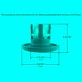 thumbnail image 6 of Waterway 212-1247 Adjustable Mini Jet Internal, 2-1/2", 5-Scallop, Gray, 6 of 6