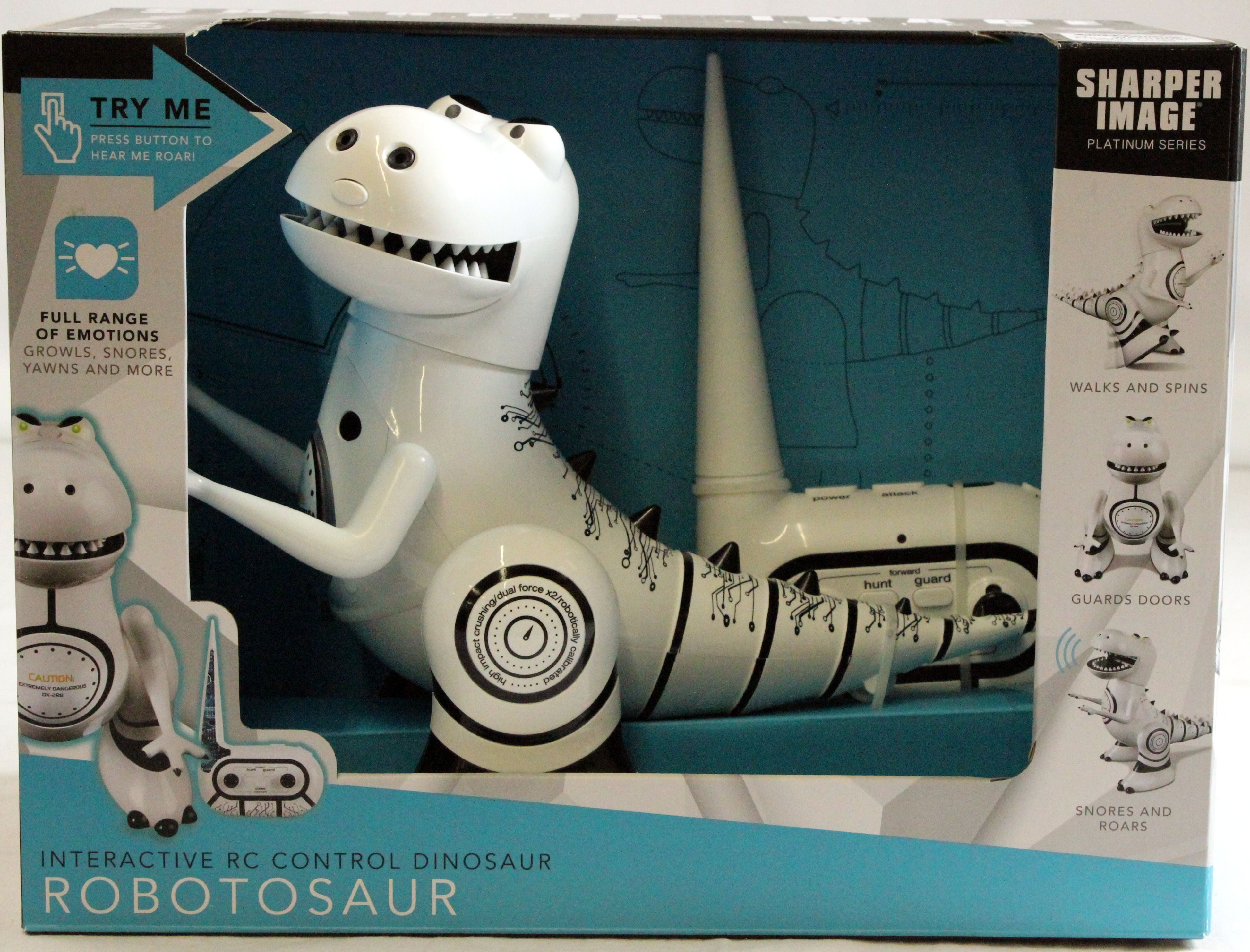 sharper image interactive rc robotosaur dinosaur